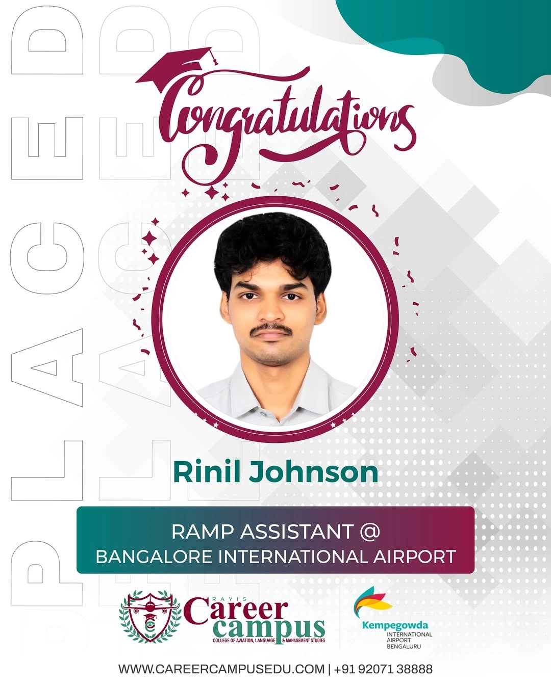 Career Campus Graduates Reaching New Heights through Successful Placements from best aviation academy in keerala