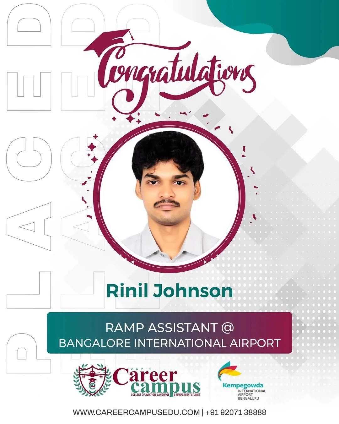 Career Campus Graduates Reaching New Heights through Successful Placements from best aviation academy in keerala