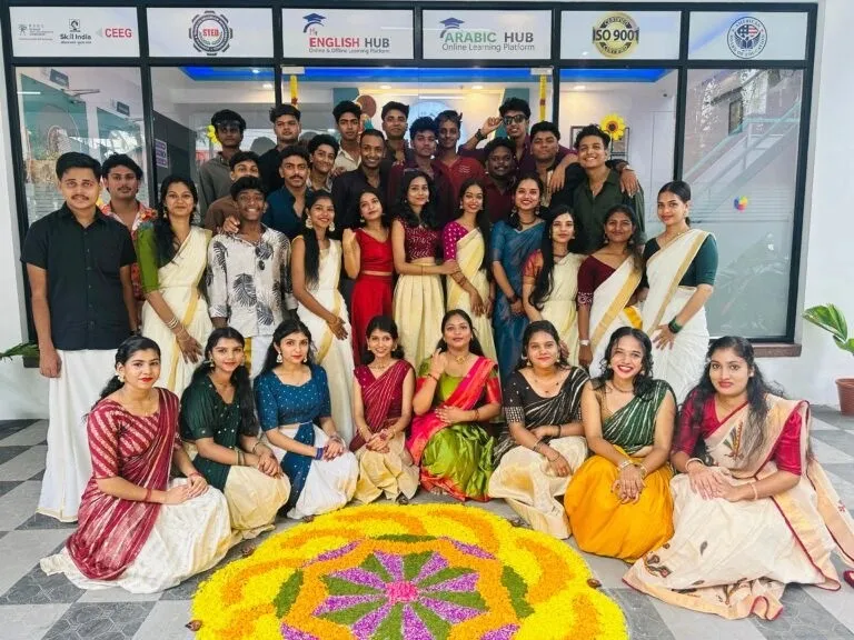 Career Campus BBA students celebrating Onam