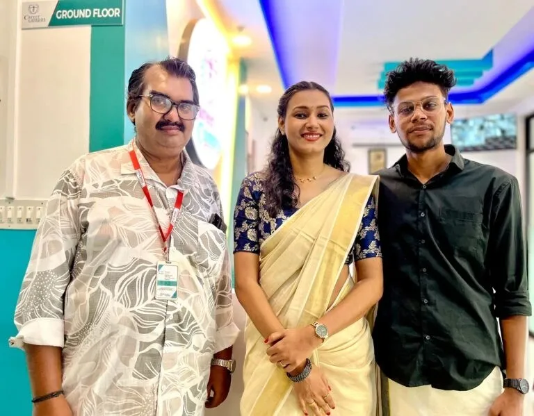 Career Campus Onam celebration photo for gallery capturing faculties enjoying Kerala’s vibrant cultural traditions