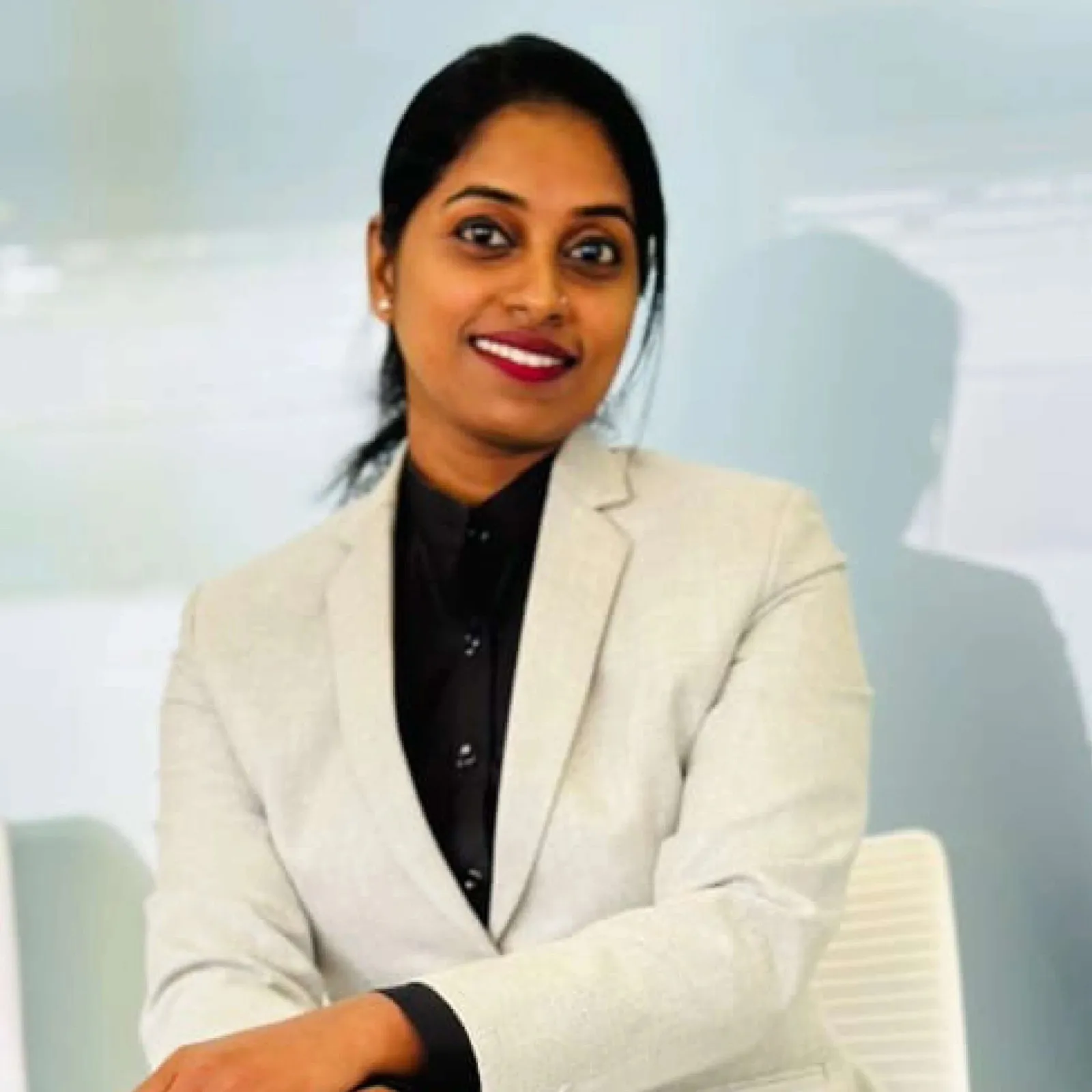 Team member working at Career Campus office