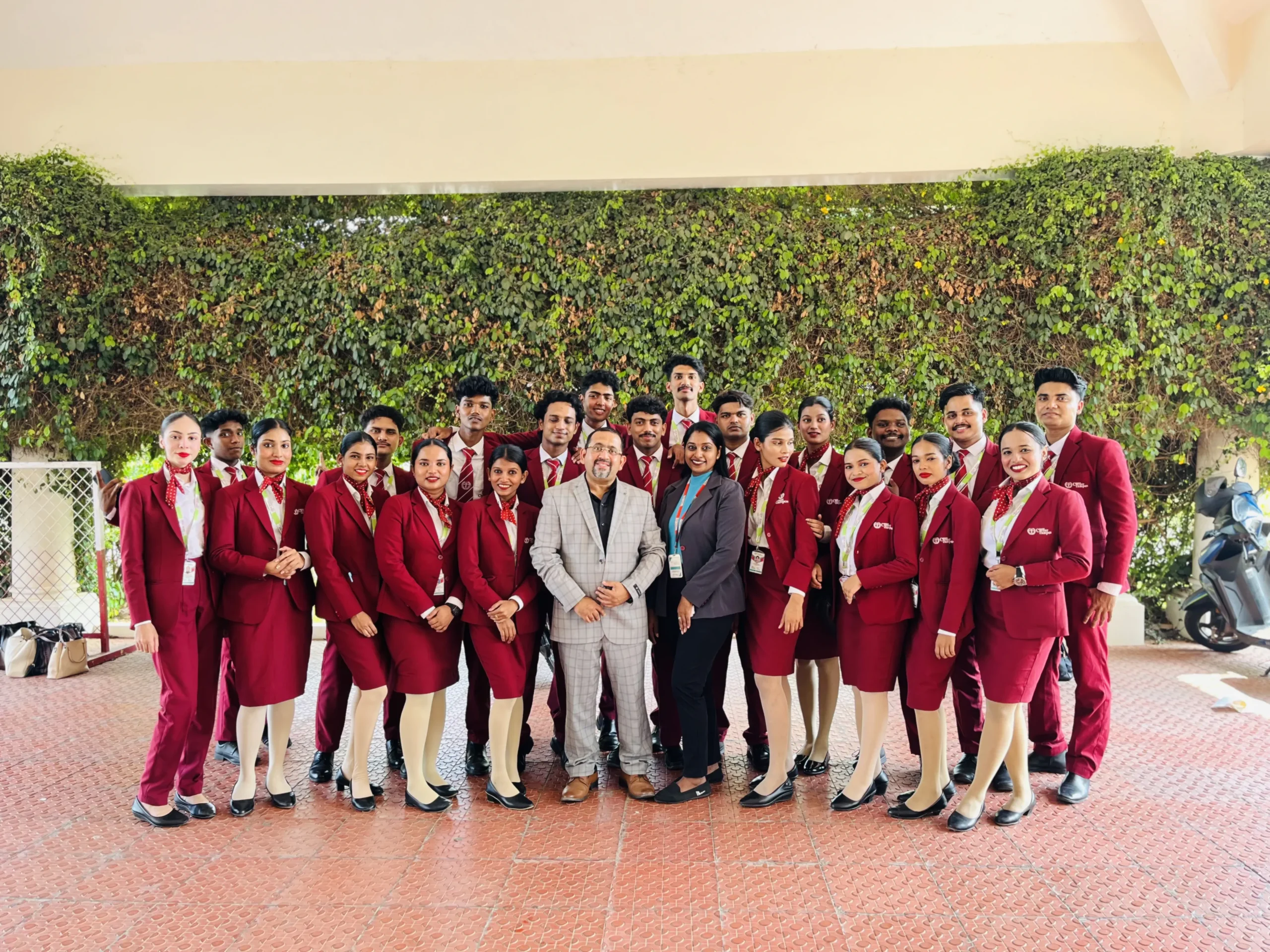 Career Campus blog image showing airport training session