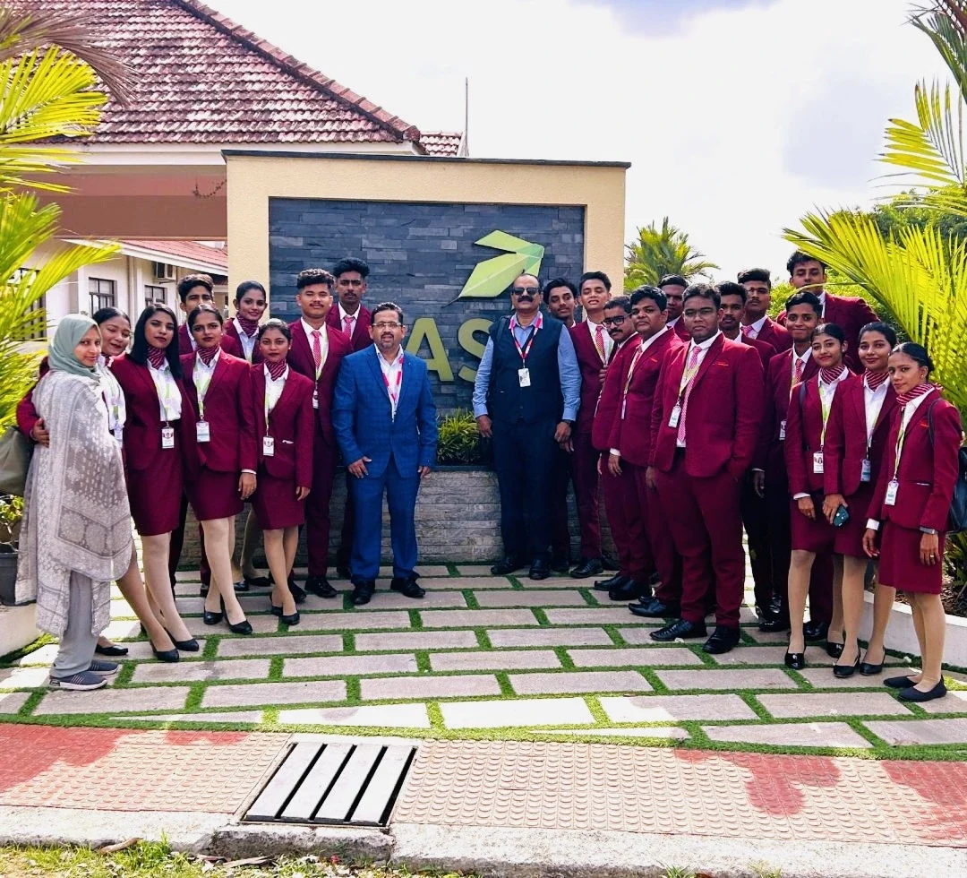 Career Campus students with mentors at the best aviation academy in Kerala
